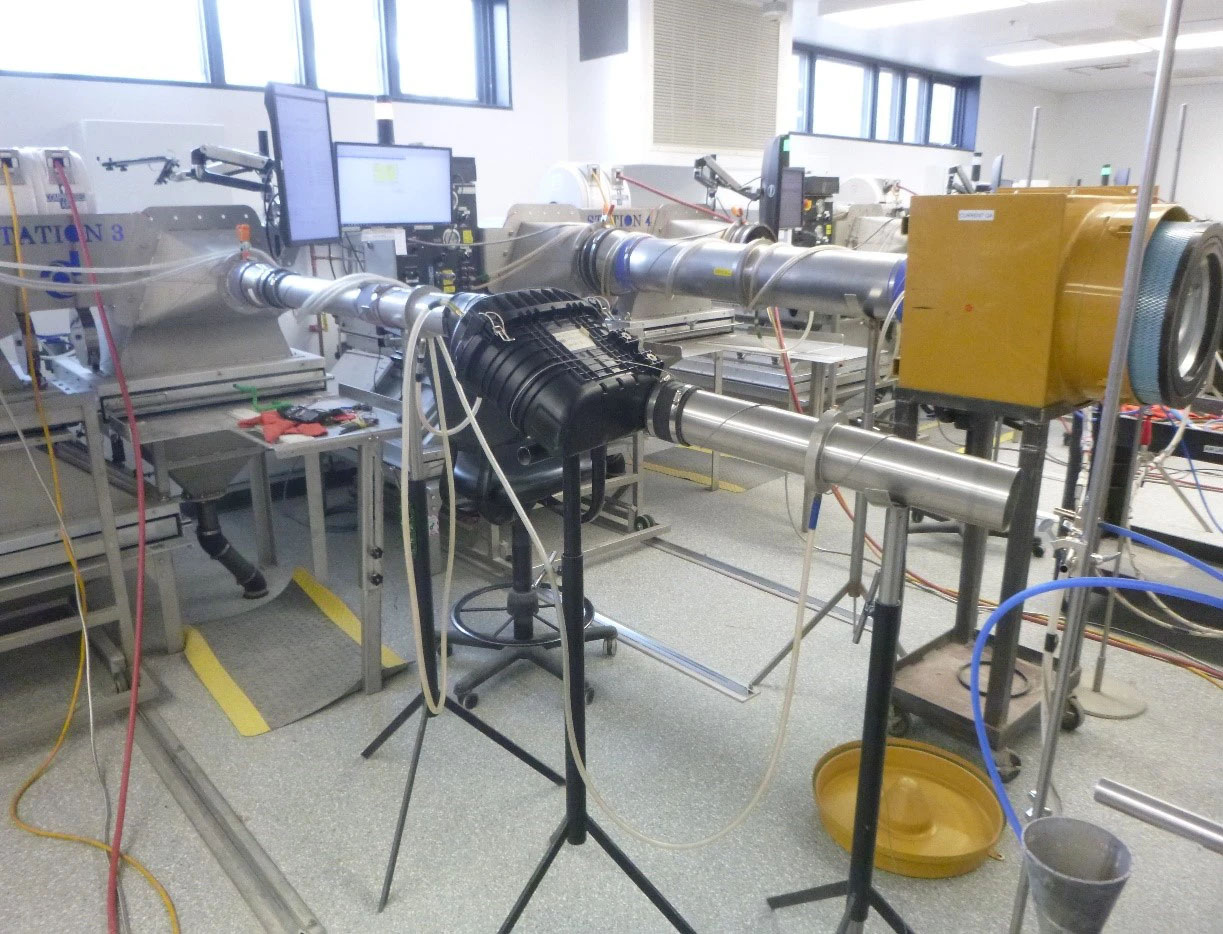 Donaldson Air Lab Set Up