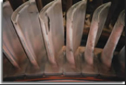 Figure 4: Water and dissolved solids can lead to corrosion of turbine blades